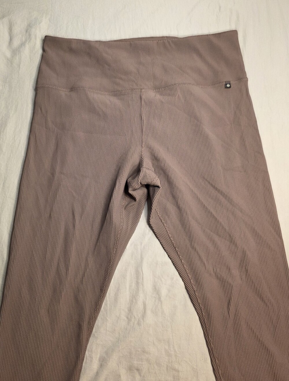 Athleta x Alicia Keys Ribbed Elation Tight Lavender-Grey Legging